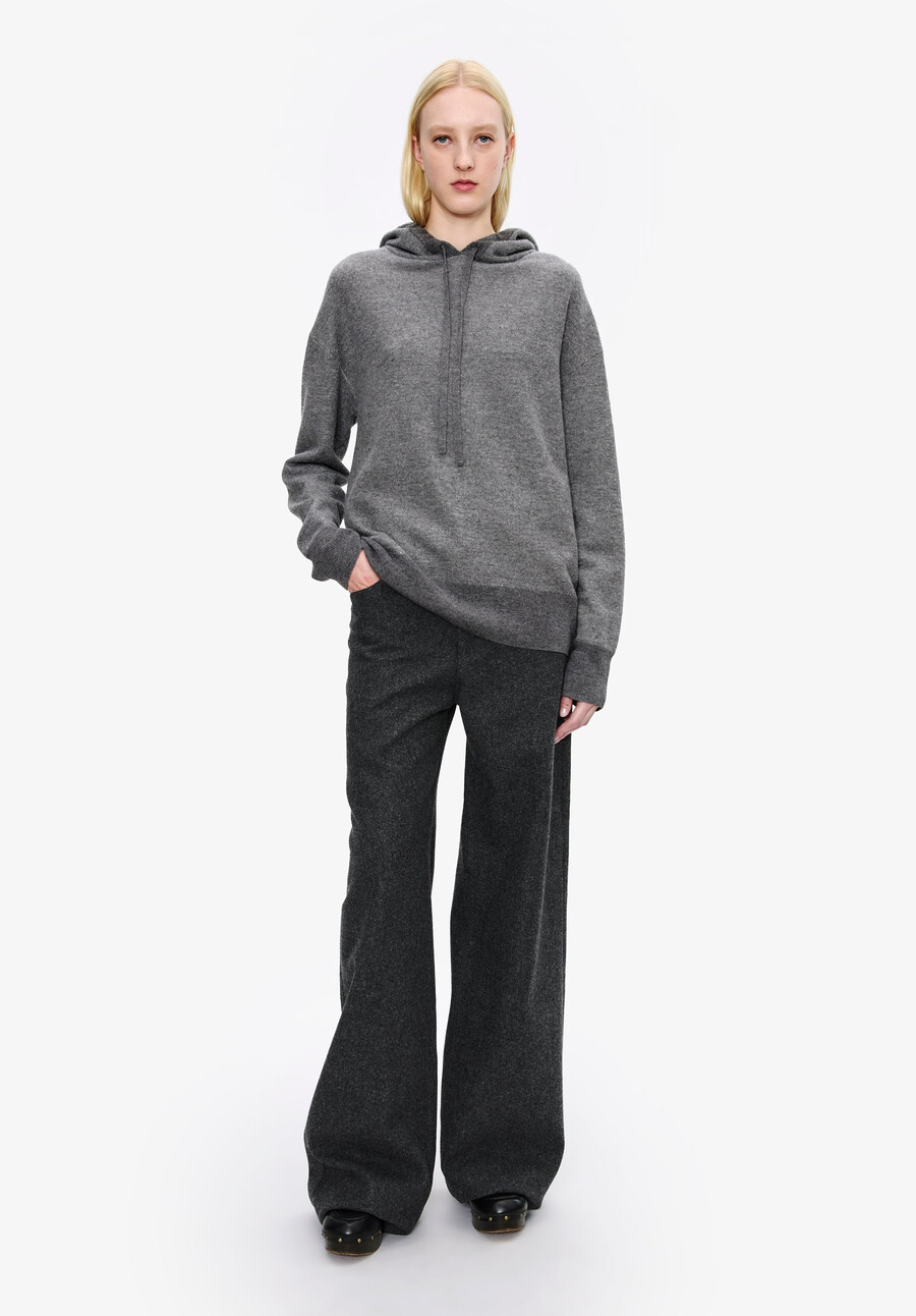 unisex wool hoodie w