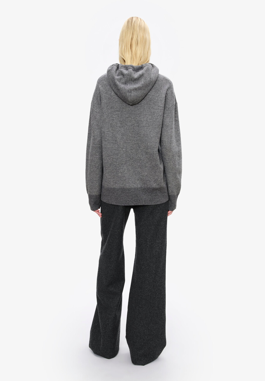 unisex wool hoodie w