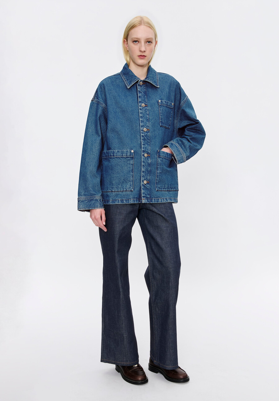 the denim unisex jacket w