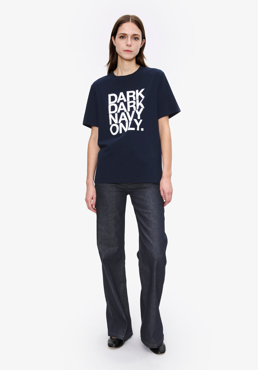 dark dark navy only t-shirt w